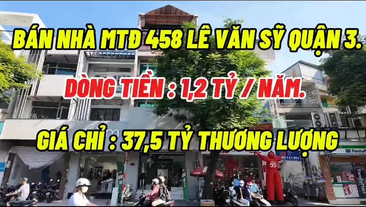 Bán nhà mặt tiền Lê Văn Sỹ, Quận 3, 82.9m² chỉ 37.5 tỷ - Đầu tư sinh lời cao!