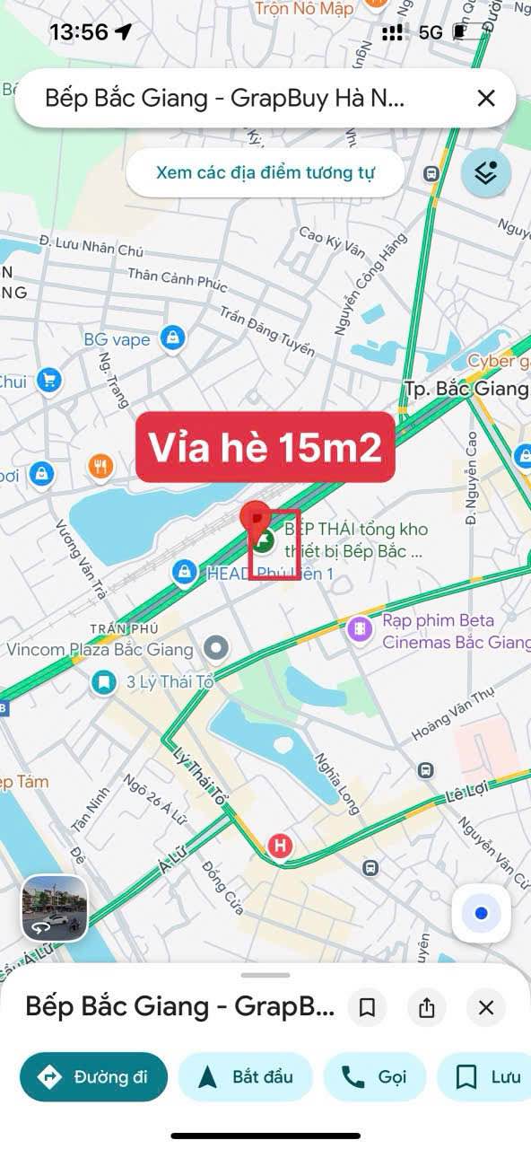 Mặt bằng kinh doanh cho thuê tại 96 Xương Giang, Bắc Giang - Giá chỉ 2 triệu/tháng!