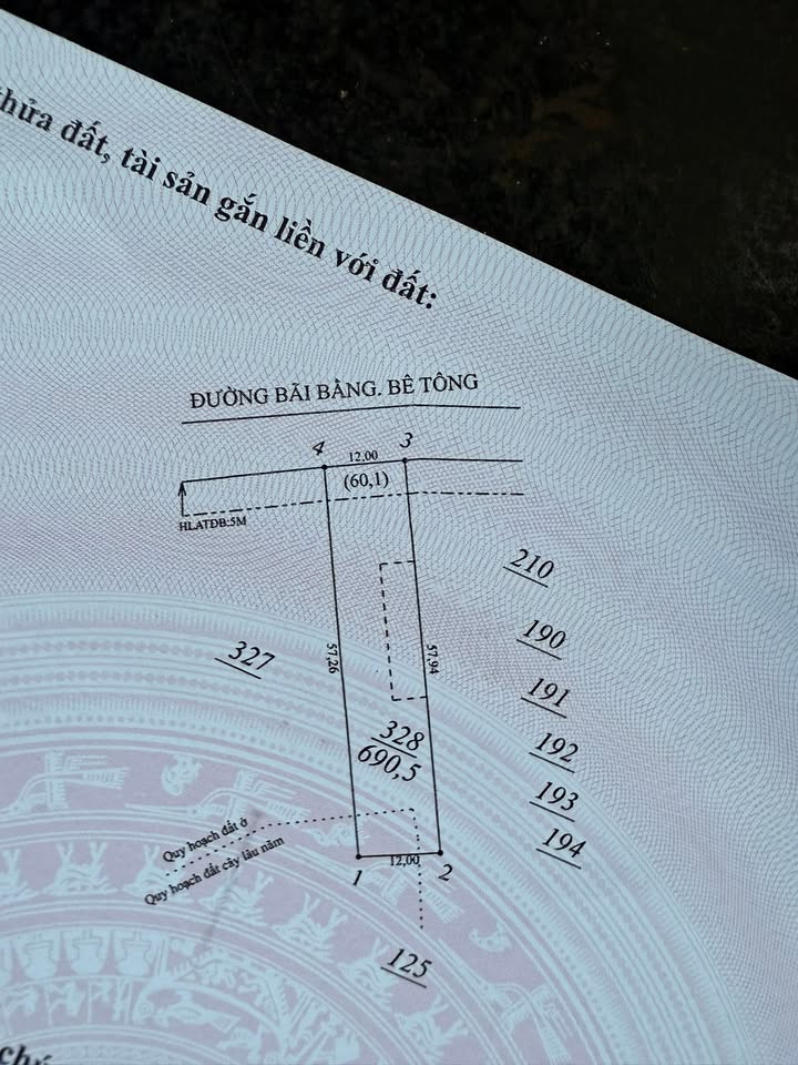 Đất nền chính chủ An Long, Phú Giáo 690.5 m² giá 1.45 tỷ - Tiềm năng đầu tư cao!