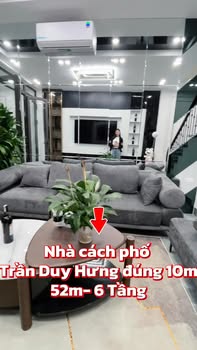 Nhà phố Trần Duy Hưng 52m² giá thỏa thuận - Thiết kế hiện đại 6 tầng, có thang máy!