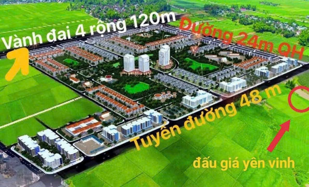 Đất nền Yên Vinh, Mê Linh, Hà Nội 77m² - Vị trí đẹp, giá tốt cho nhà đầu tư!