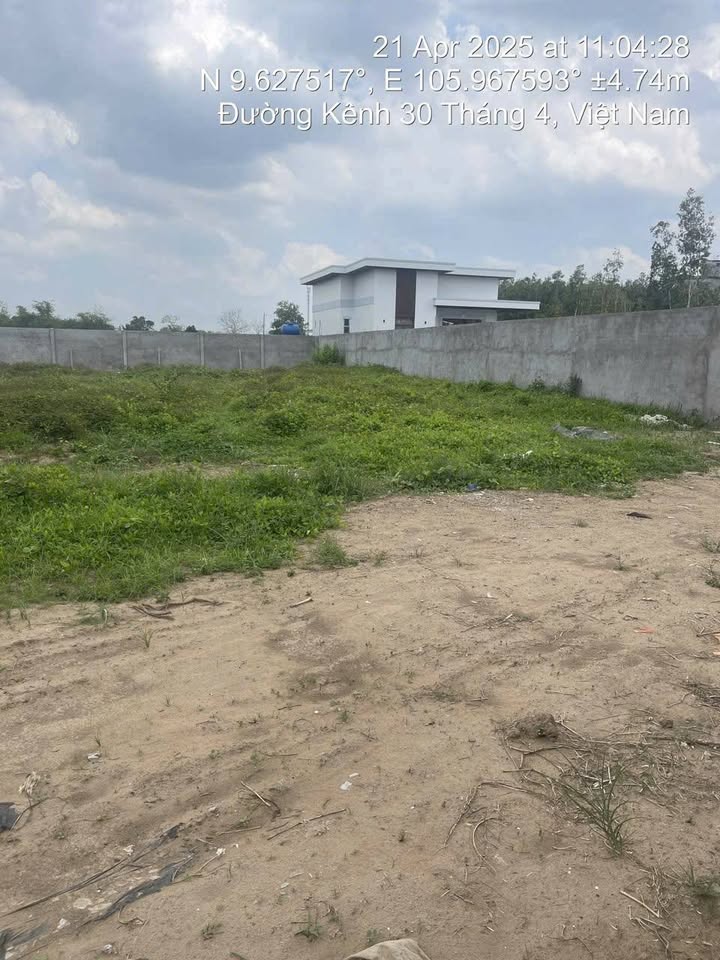 Đất mặt tiền đường Kênh 30/4, phường Sóc Trăng, 1000m² - Vị trí đắc địa, giá tốt!