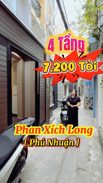 Nhà phố Phan Xích Long, Phú Nhuận 34m² giá 7.2 tỷ - An ninh, gần tiện ích!