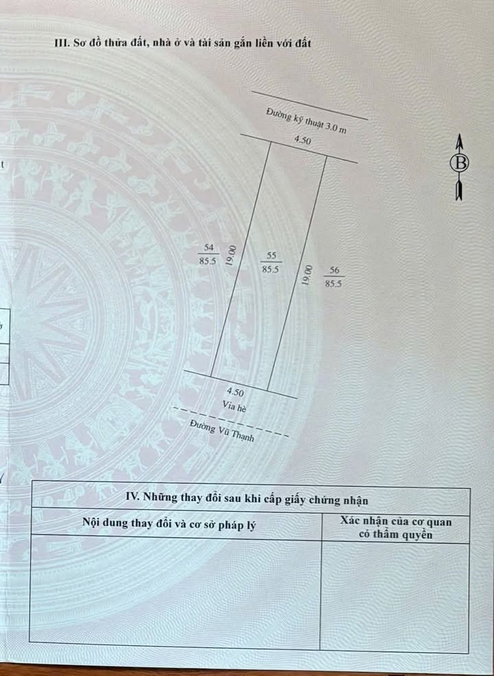 Lô đất mặt phố Vũ Thạnh Hải Dương 85.5m² giá chỉ 4.877 tỷ - Đầu tư sinh lời cao!
