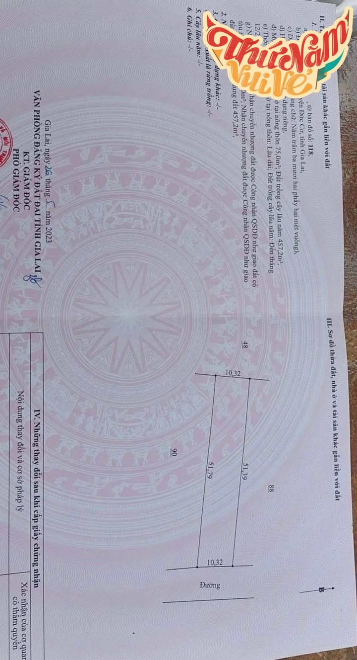 Đất nền Lô 2 Đức Cơ 510m² giá 480 triệu - Cơ hội đầu tư hấp dẫn!