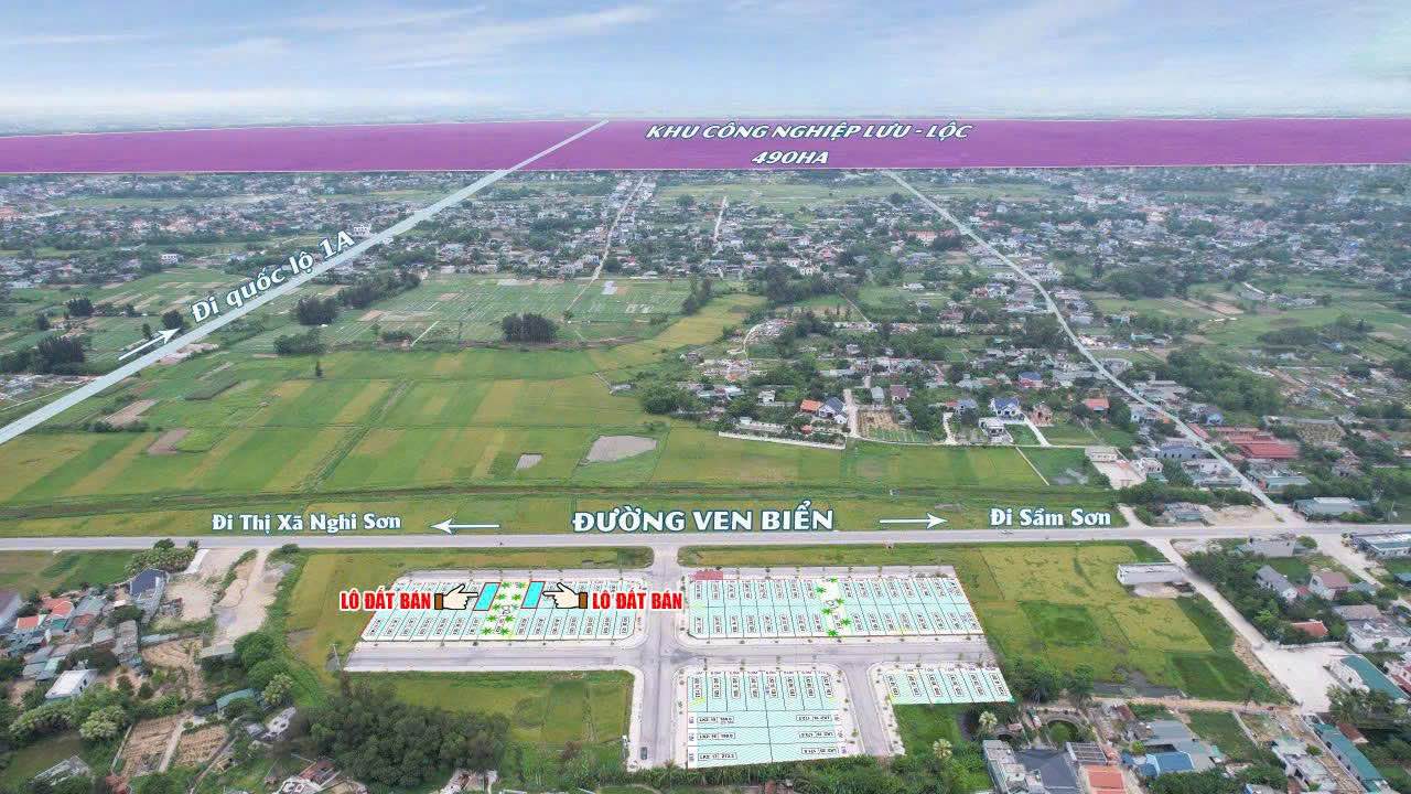 Đất nền Quảng Thái, Thanh Hóa 114m² giá 1 tỷ - Tiềm năng đầu tư du lịch cao!