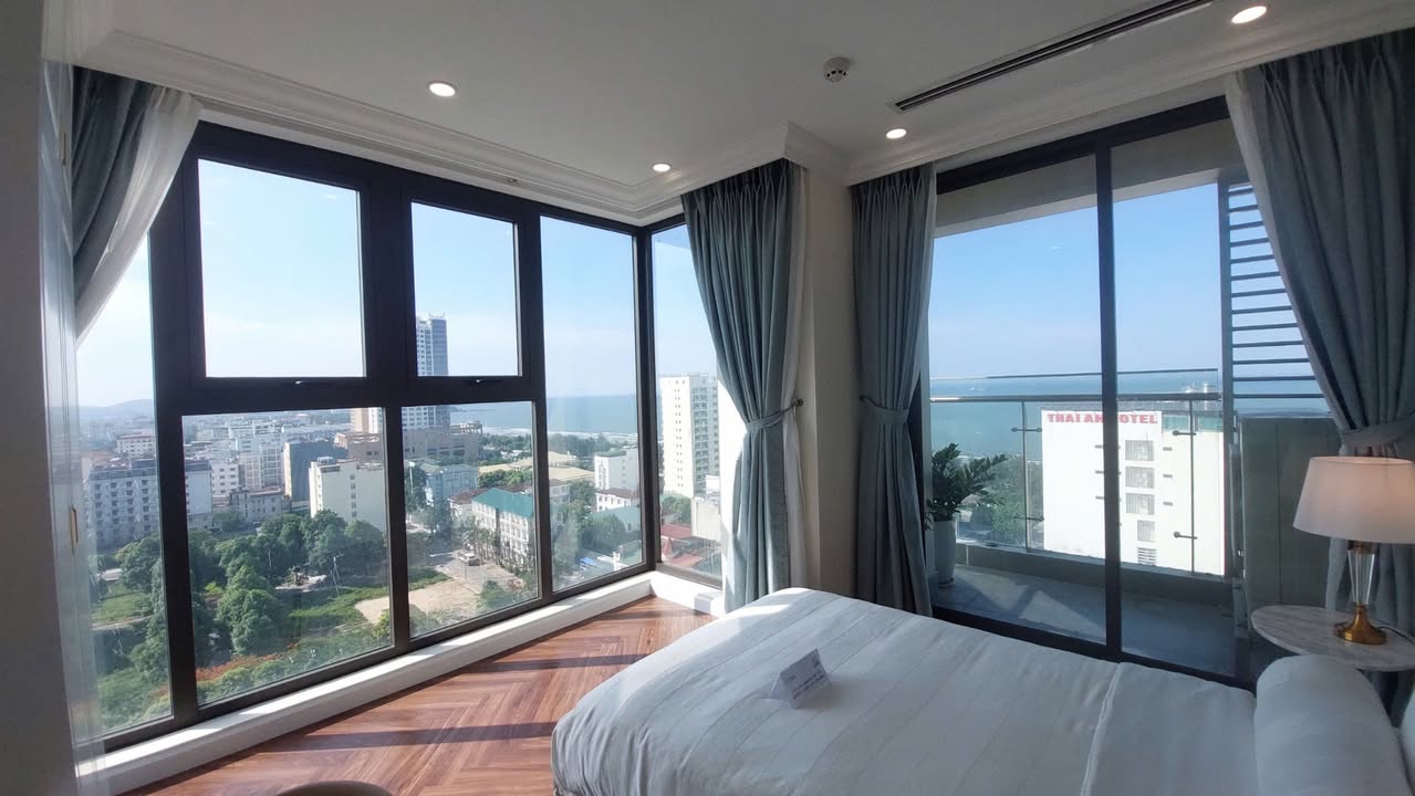 Căn hộ Pearl Residence Cửa Lò 92m² - View biển tuyệt đẹp, cho thuê ngay!