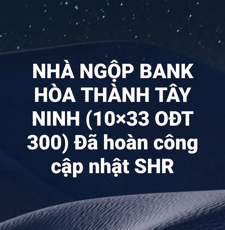 Nhà phố Long Thành Trung, Hòa Thành, Tây Ninh 336m² giá 1.99 tỷ - Sổ đỏ chính chủ, thương lượng ngay!