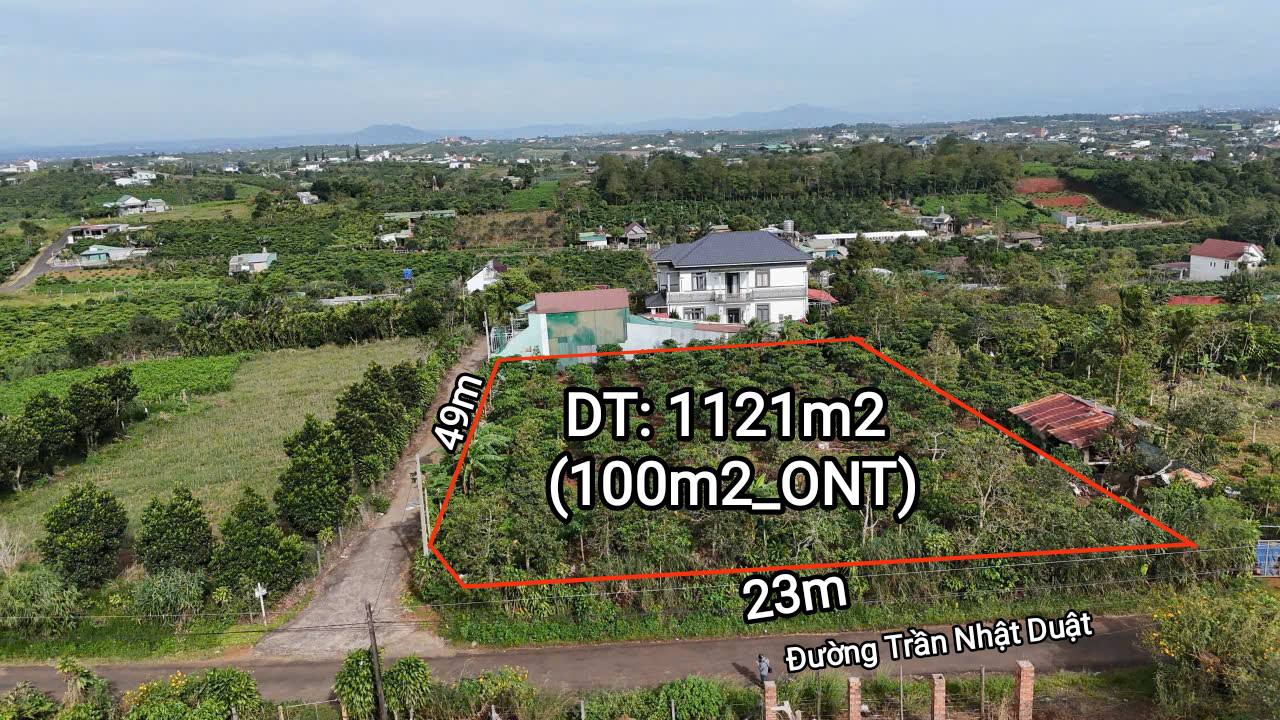 Đất nền Bảo Lộc 1100m² giá 4,3 tỷ - Hai mặt tiền Trần Nhật Duật