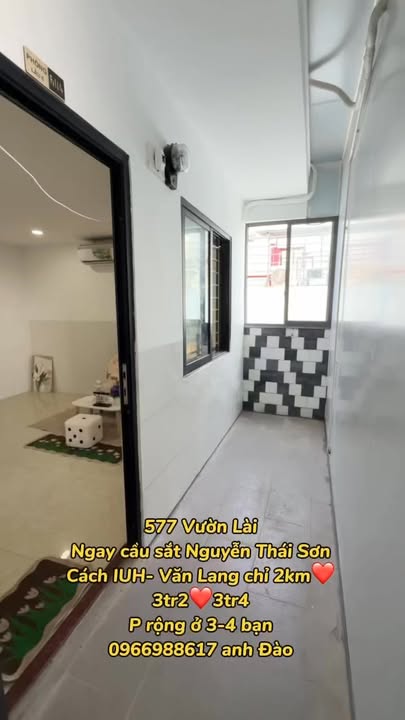 Phòng cho thuê tại 577 Vườn Lài, Q12 - Giá chỉ 3 triệu, Nội thất đầy đủ!