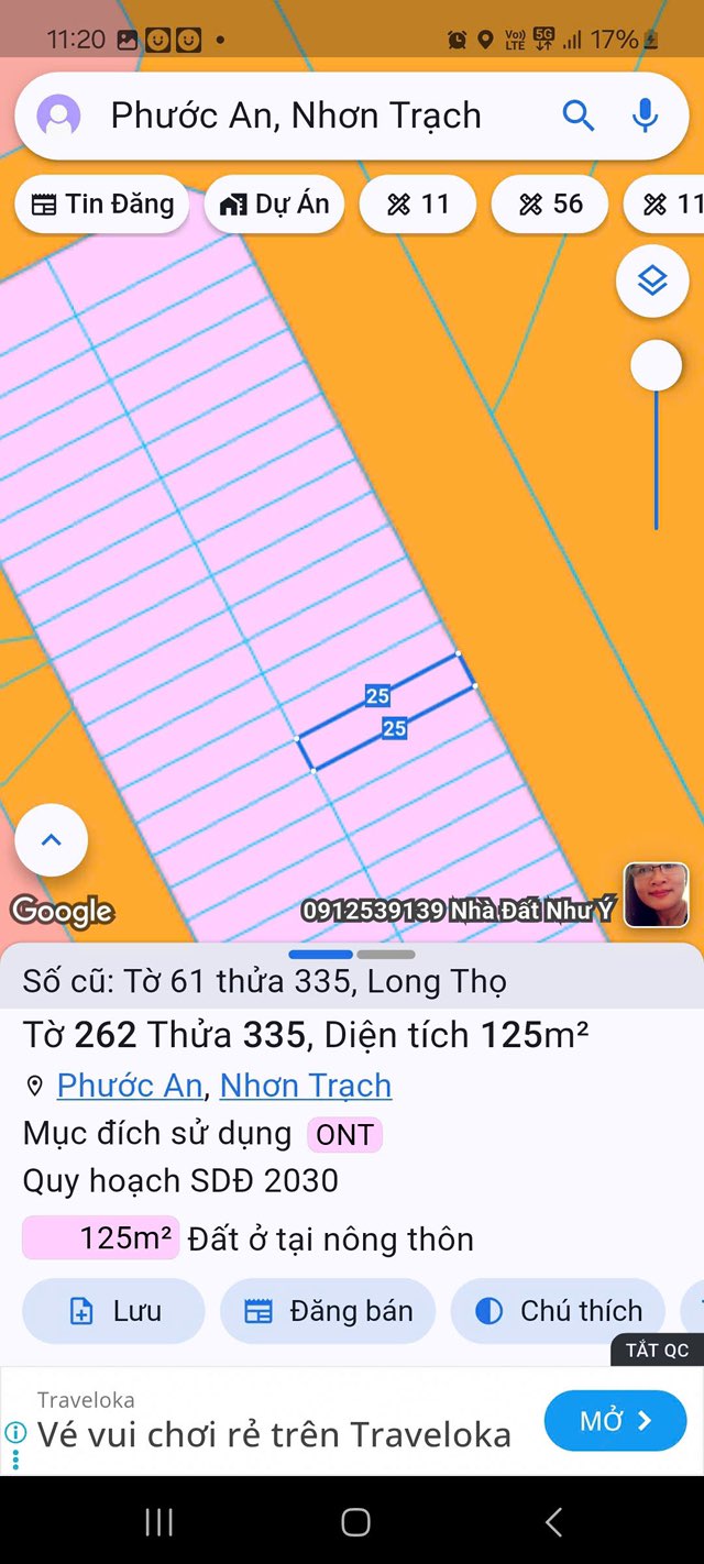 Đất nền mặt tiền đường Cảng Tái Định Cư Long Thọ 250m² giá 6 tỷ - Đầu tư sinh lời ngay!