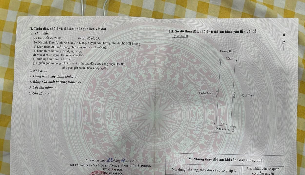 Nhà cấp 4 Vĩnh Khê, An Hải 70m² giá 2.15 tỷ - Sân cổng riêng, an ninh tốt!