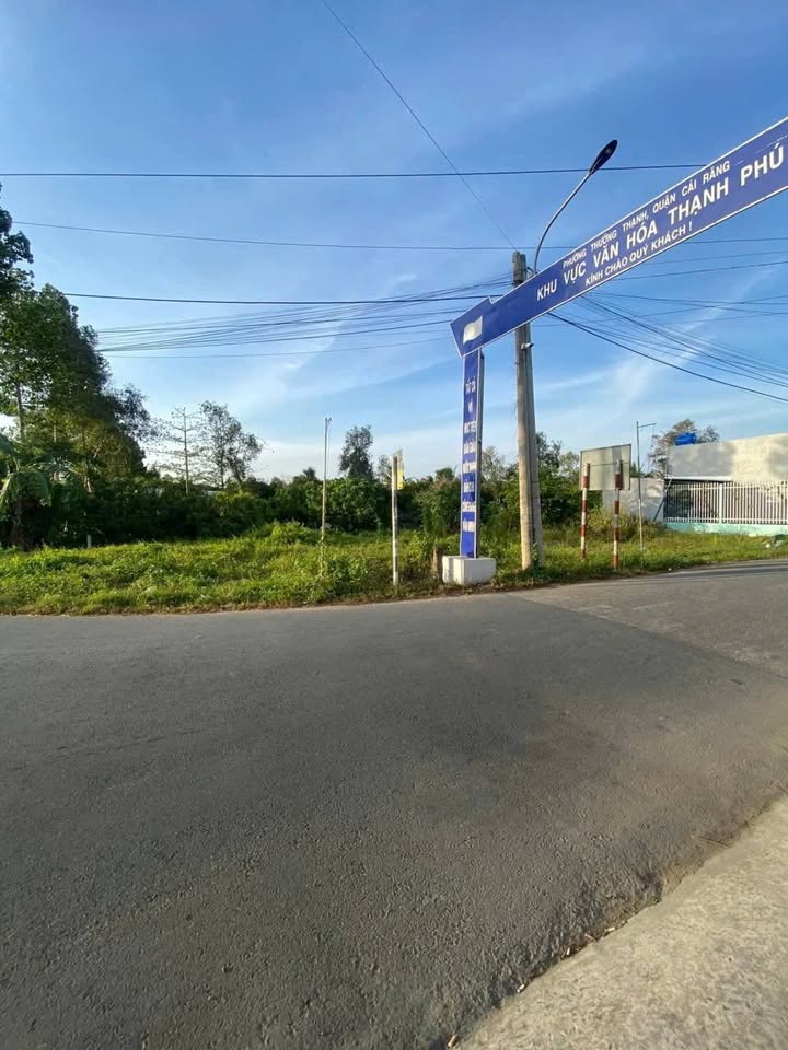 Đất nền góc 2 mặt tiền đường Huỳnh Thị Nỡ, Cái Răng, Cần Thơ - 278m² chỉ 2.78 tỷ!