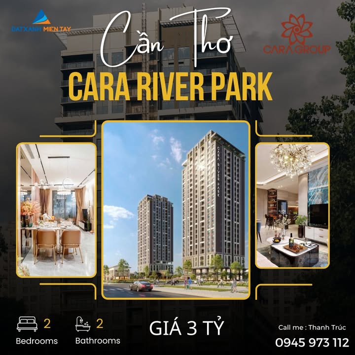 Căn hộ Cara River Park Cần Thơ 53m² giá tốt - Nhanh tay sở hữu!