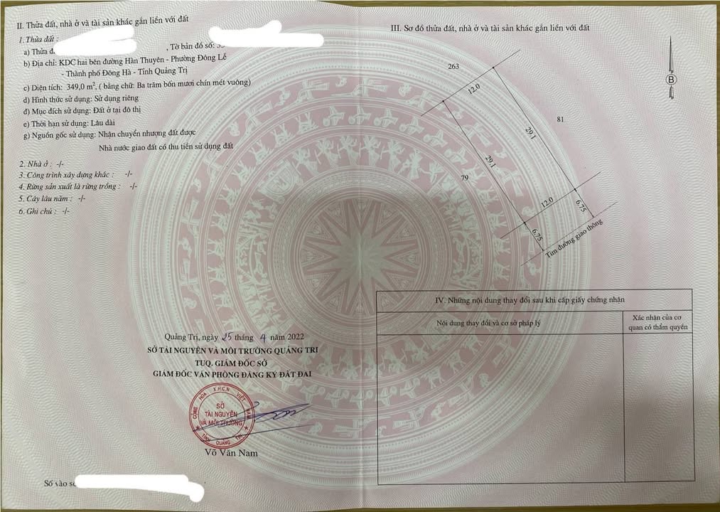 Đất nền 360m² đường Hàn Thuyên, phường Nam Đông Hà - Giá 2.5 tỷ, cơ hội đầu tư tuyệt vời!