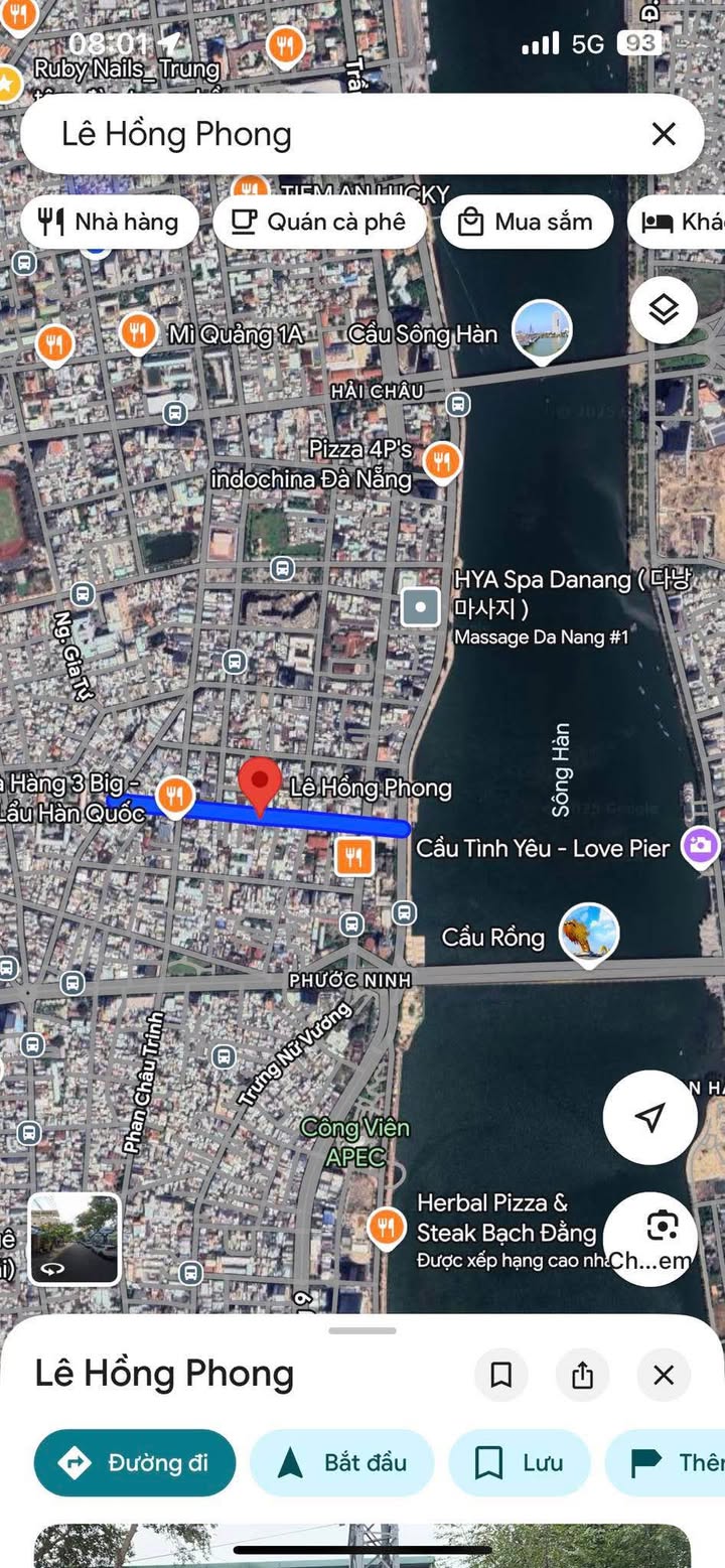 Nhà 2 tầng mặt tiền Lê Hồng Phong, Hải Châu 55m² giá 1 tỷ - Cơ hội đầu tư hấp dẫn!