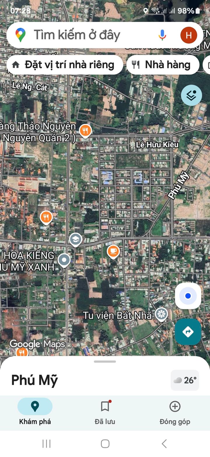 Đất thổ cư 44ha Phú Mỹ - Giá chỉ 2 tỷ VND - Cơ hội đầu tư tuyệt vời!