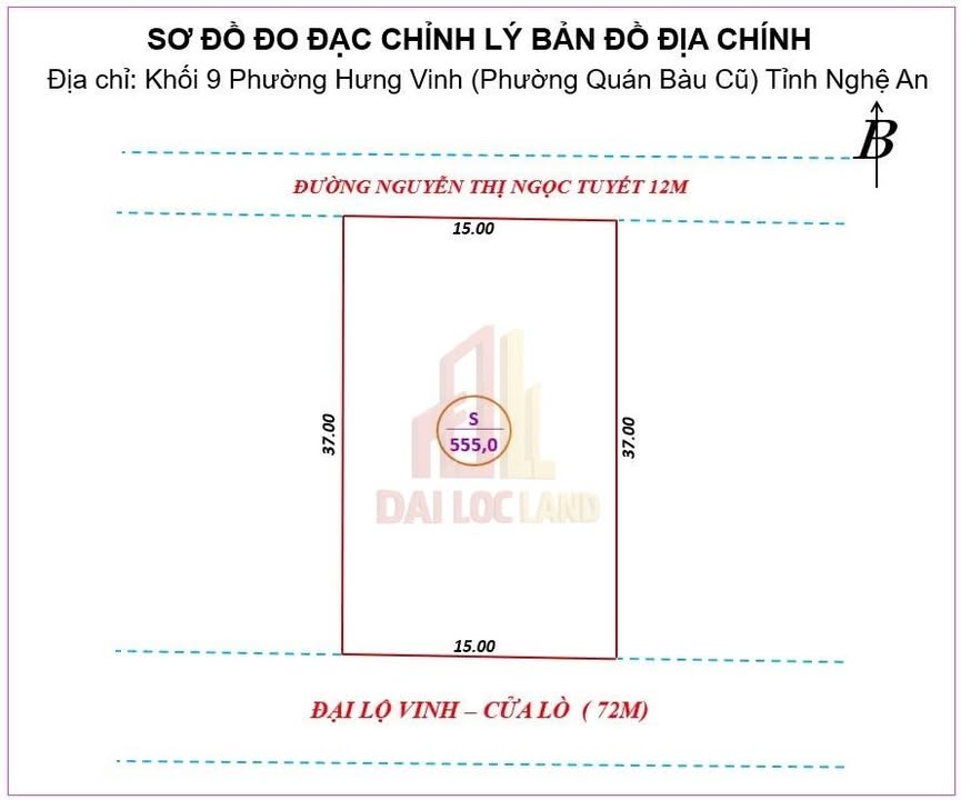 Đất Biệt Thự Mặt Đường Nguyễn Thị Ngọc Tuyết 555m² giá 35 tỷ - Cơ hội đầu tư tuyệt vời!