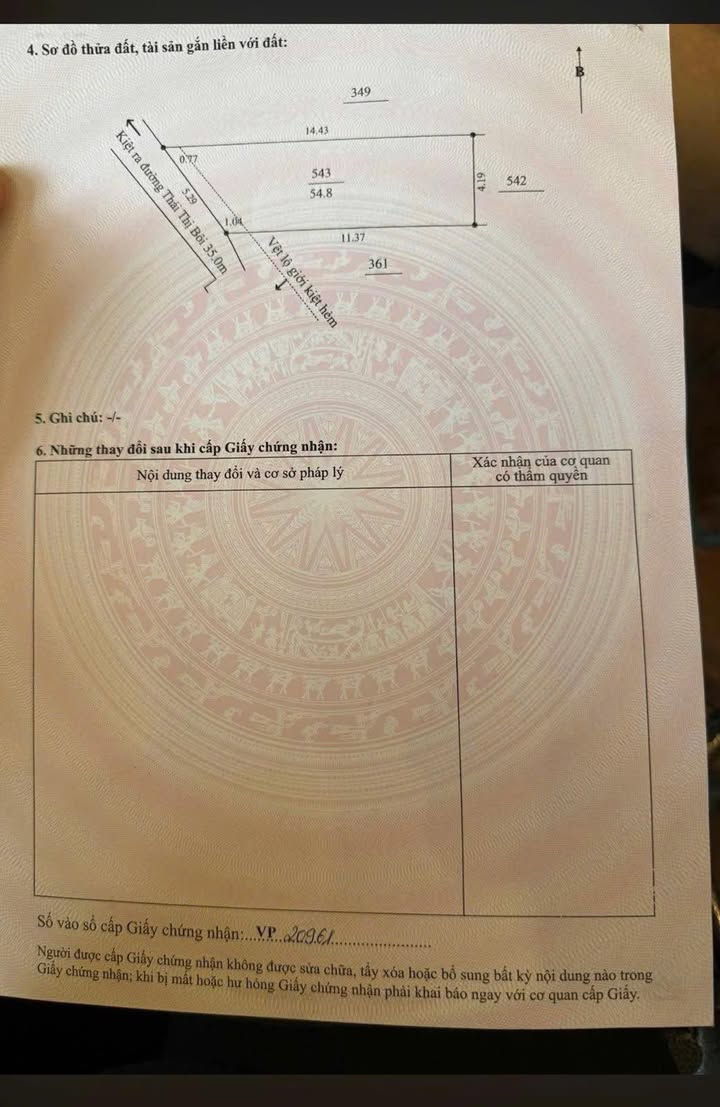 Đất nền Thái Thị Bôi - Thanh Khê, Đà Nẵng 54,8m² giá 3 tỷ - Vị trí đắc địa trung tâm!