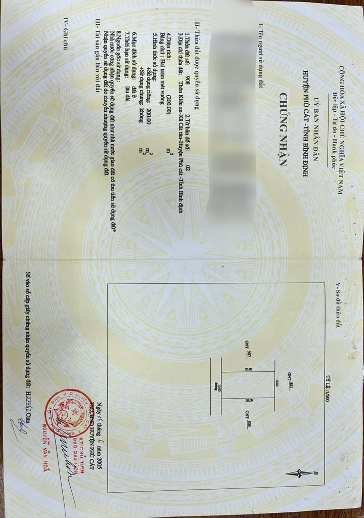 Đất nền Cát Tân, Phù Cát 200m² giá thỏa thuận - Đầu tư sinh lời ngay!