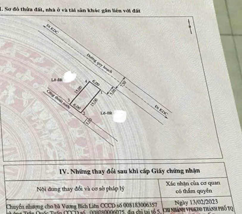 Đất phân lô thôn 4 Lưỡng Vượng 90m² giá chỉ từ 1.7 tỷ - Cơ hội đầu tư tuyệt vời!