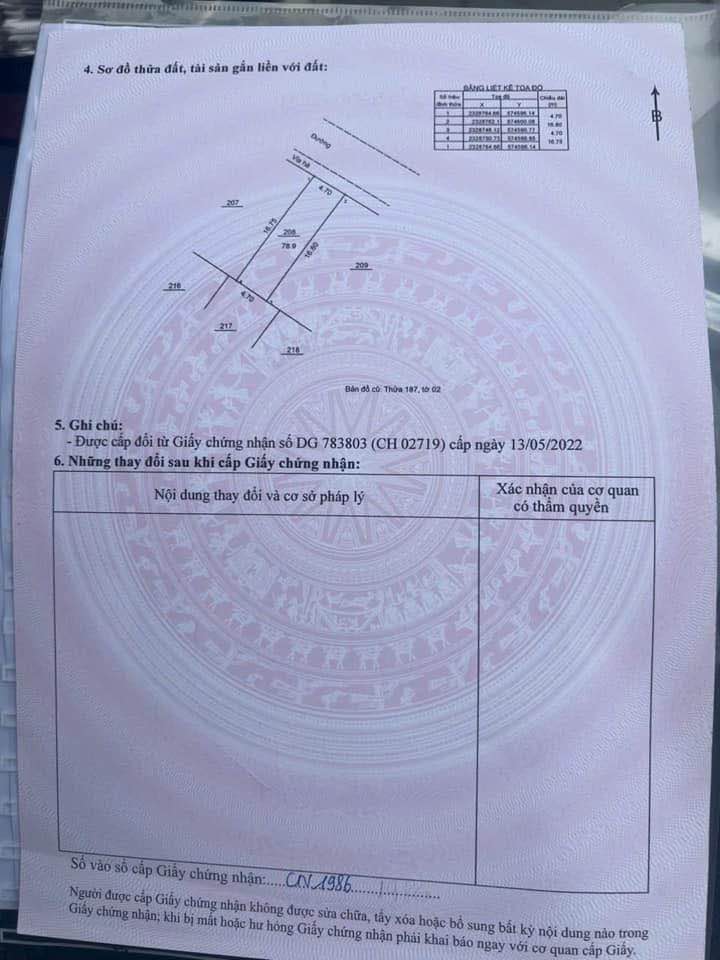 Đất dịch vụ Di Trạch Hoài Đức 78.9m² giá chỉ 1.5 tỷ - Sổ đỏ chính chủ, cơ hội đầu tư tuyệt vời!