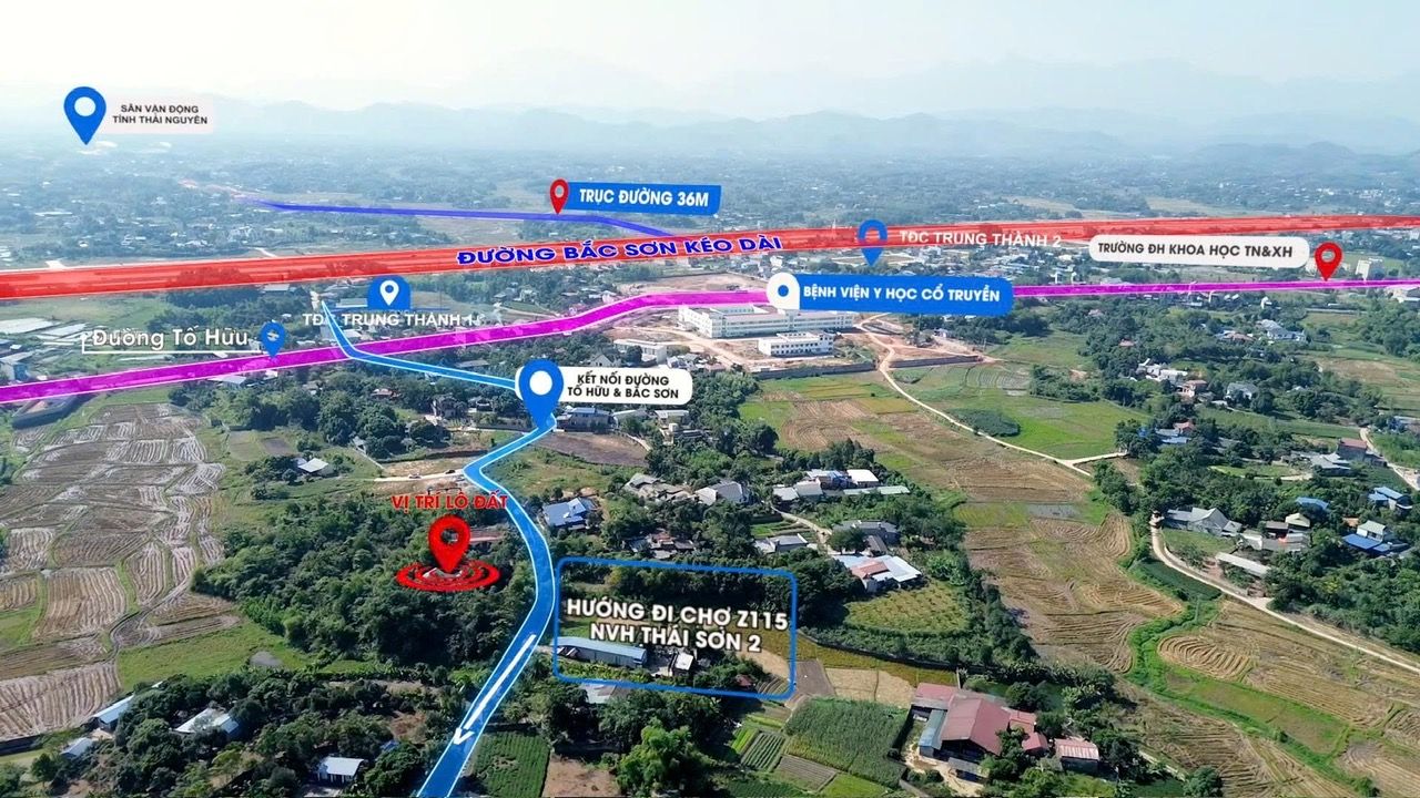 Đất thổ cư tại phường Quyết Thắng, Thái Nguyên 100m² giá 1.2 tỷ - Cơ hội đầu tư hấp dẫn!