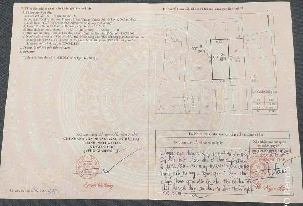 Đất Hùng Thắng Hạ Long 60.7m² giá 2 tỷ - Đầu tư sinh lời ngay!