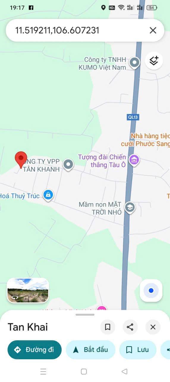 Đất nền Tân Khai Chơn Thành 150m² giá chỉ 400 triệu - Cơ hội đầu tư hiếm có!