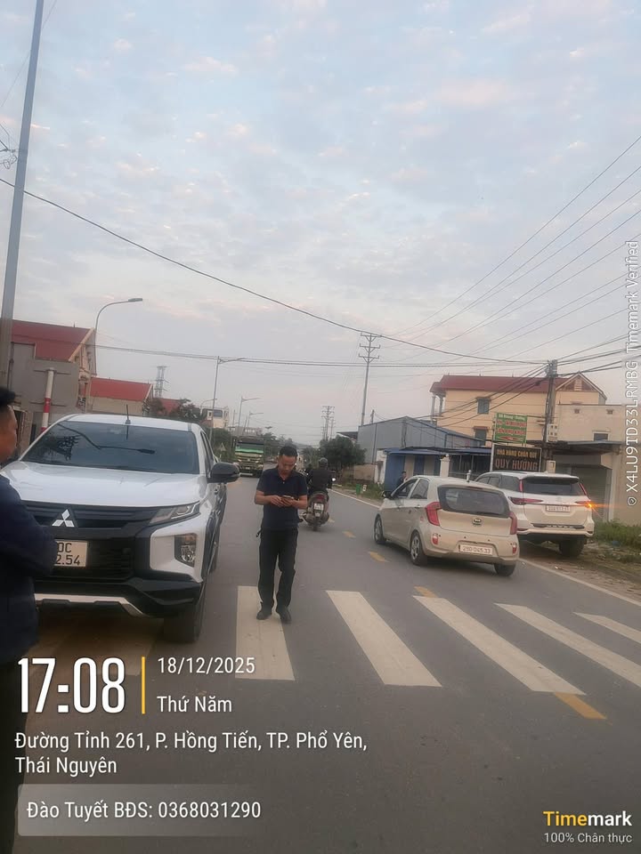 Đất nền góc 100m² phường Hồng Tiến, Phổ Yên - Kinh doanh sầm uất chỉ 2 tỷ!