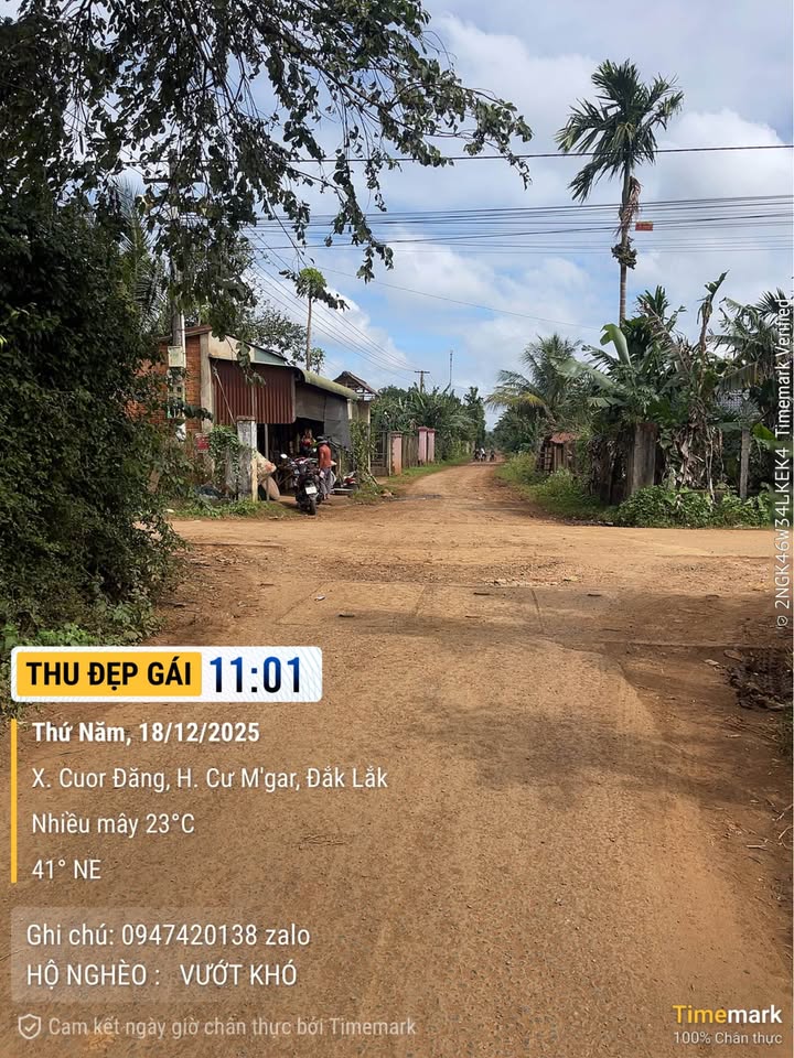 Đất thổ cư Cuôr Đăng 110m² giá 495 triệu - Cơ hội đầu tư hiếm có!