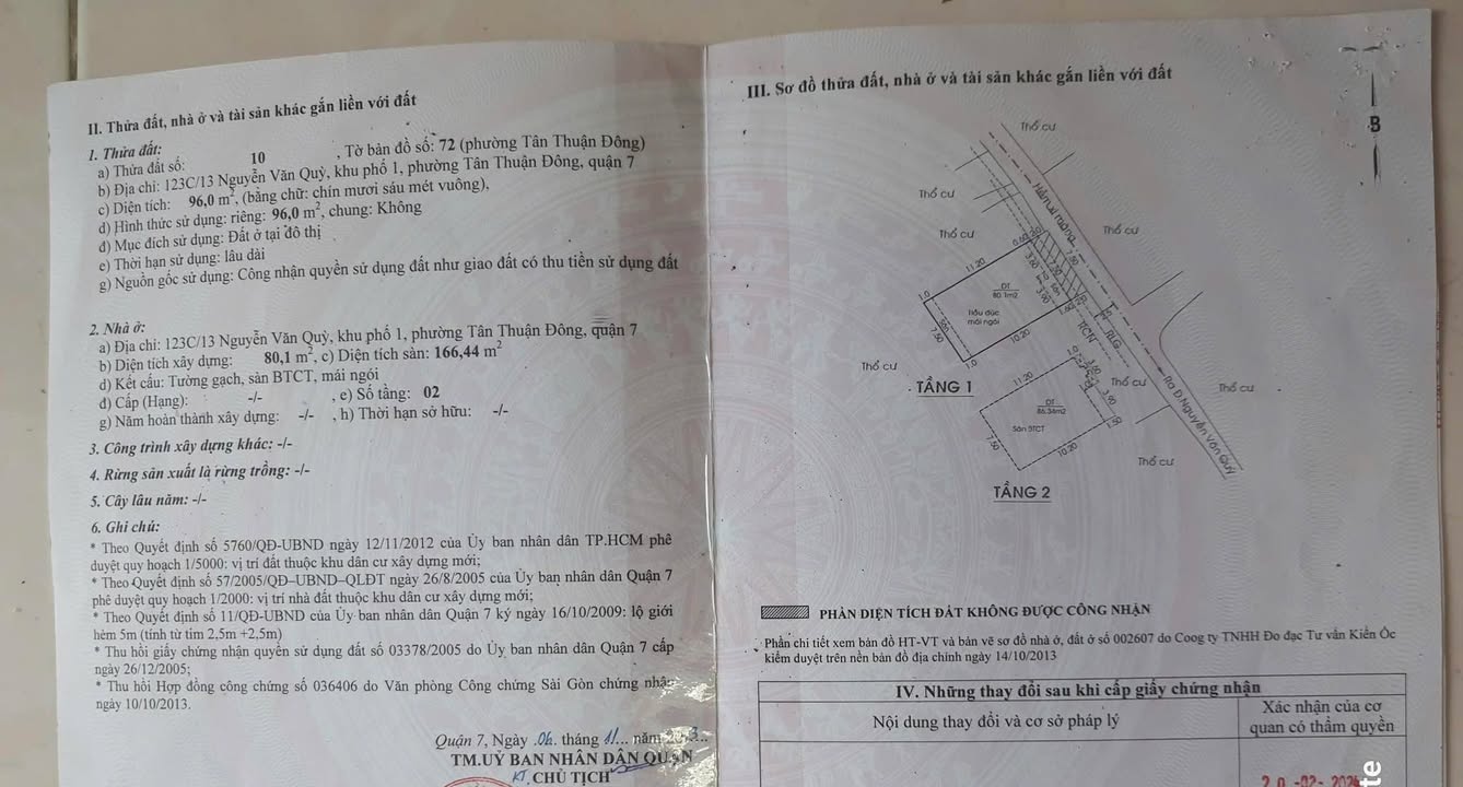 Nhà phố Tân Thuận Đông, Quận 7, 96m² - Thiết kế hiện đại, sẵn sàng vào ở!