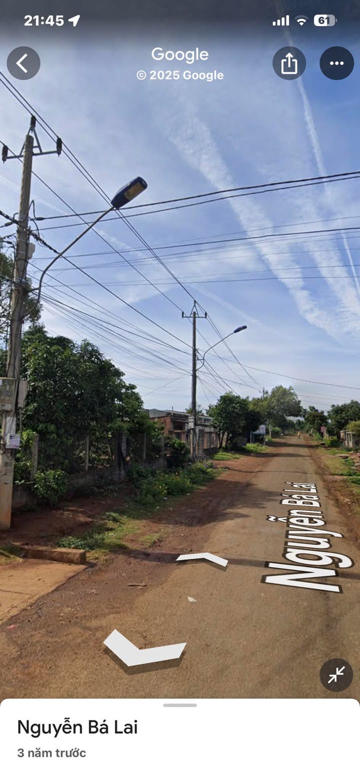 Đất nền hẻm Nguyễn Bá Lại, TP Pleiku 90m² giá 300 triệu - Ô tô vào tận nơi!