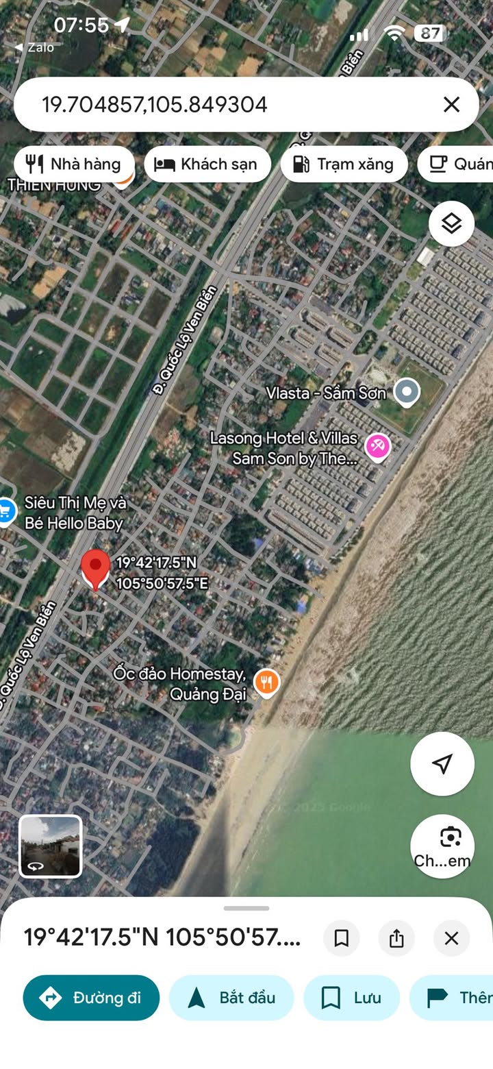 Đất thổ cư Quảng Đại, Sầm Sơn 73m² giá 1.6 tỷ - Kinh doanh sầm uất!