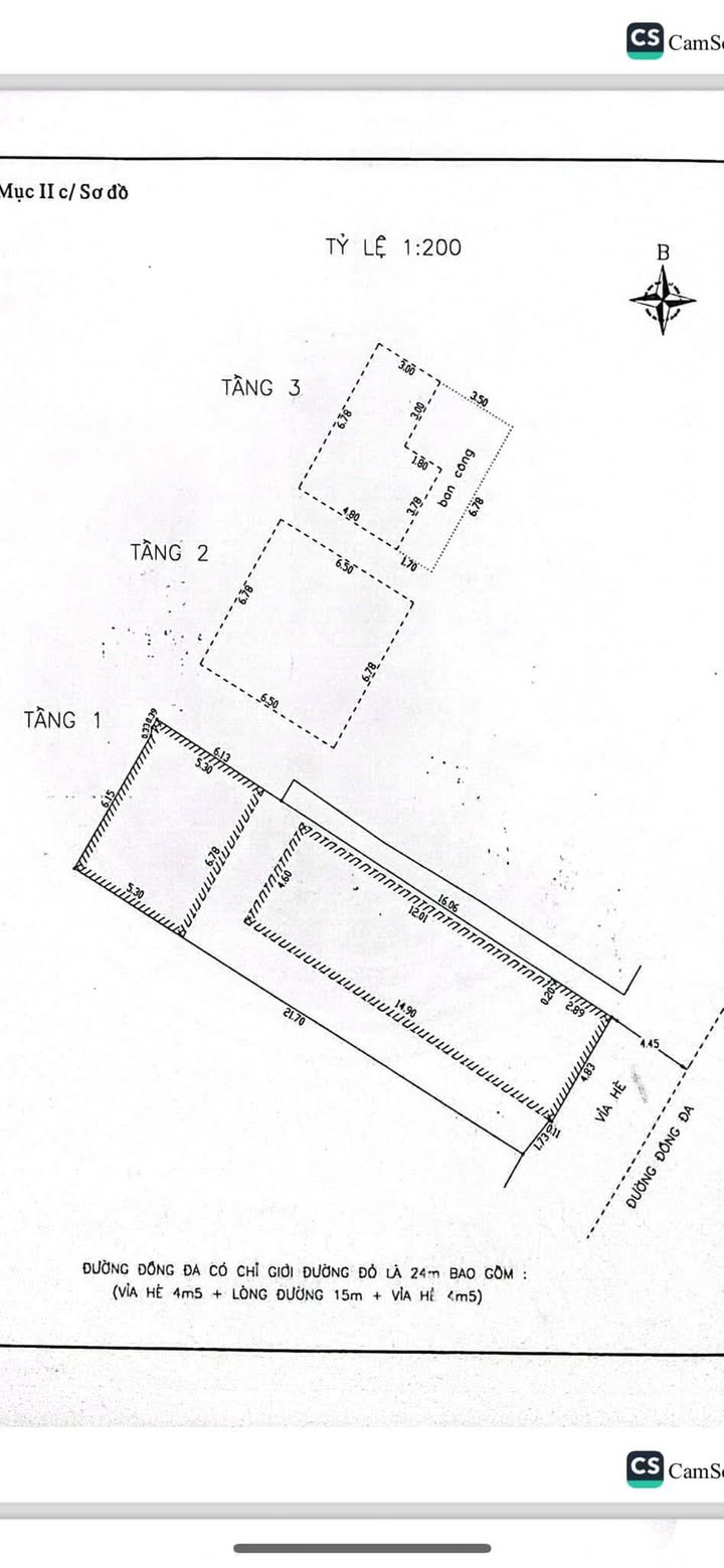 FrontHouse Đống Đa, Đà Nẵng 147m² giá 190 triệu - Hướng Đông Nam, đầu tư sinh lời!