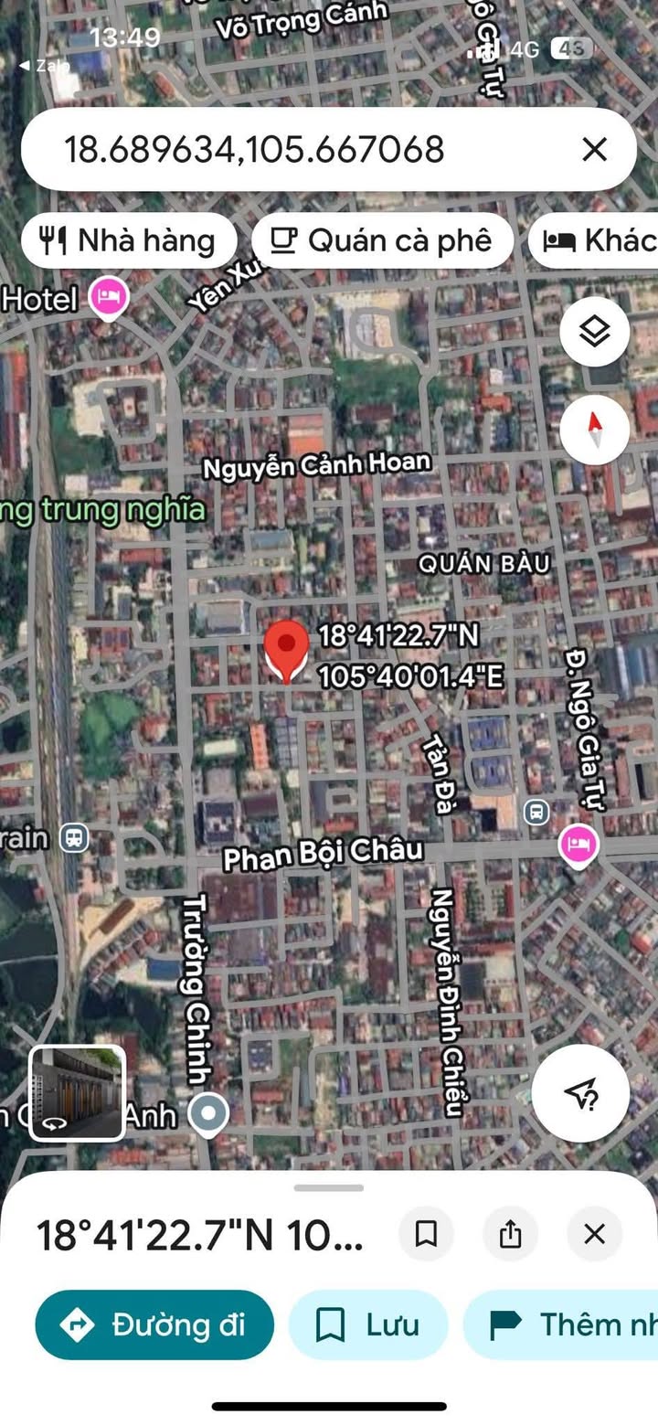 Đất nền góc đường Phạm Huy, Quán Bàu 75,3m² giá chỉ 4.x tỷ - Đầu tư sinh lời lý tưởng!