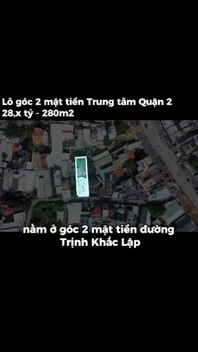 FrontHouse 280m² quận 2 giá 28 tỷ - Dòng tiền 30 triệu/tháng!