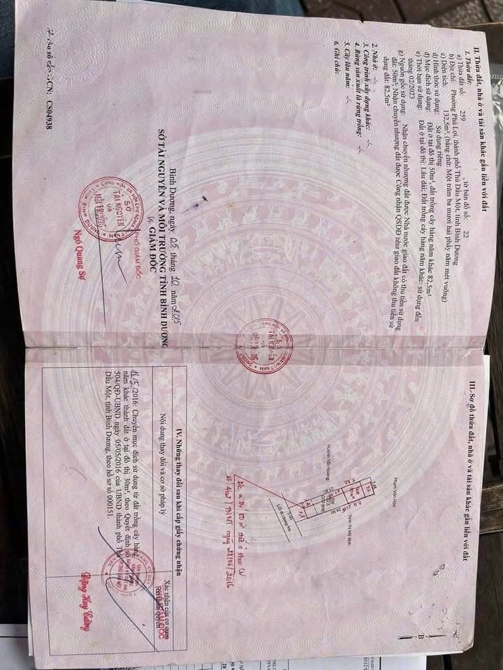 Đất Phú Lợi Thủ Dầu Một 132.5m² giá 2.4 tỷ - Đầu tư sinh lời ngay!