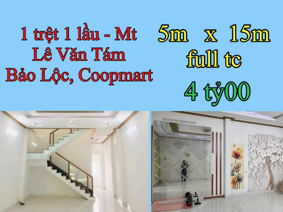Nhà phố Bảo Lộc 75m² giá 4 tỷ - Đầu tư sinh lời hấp dẫn!