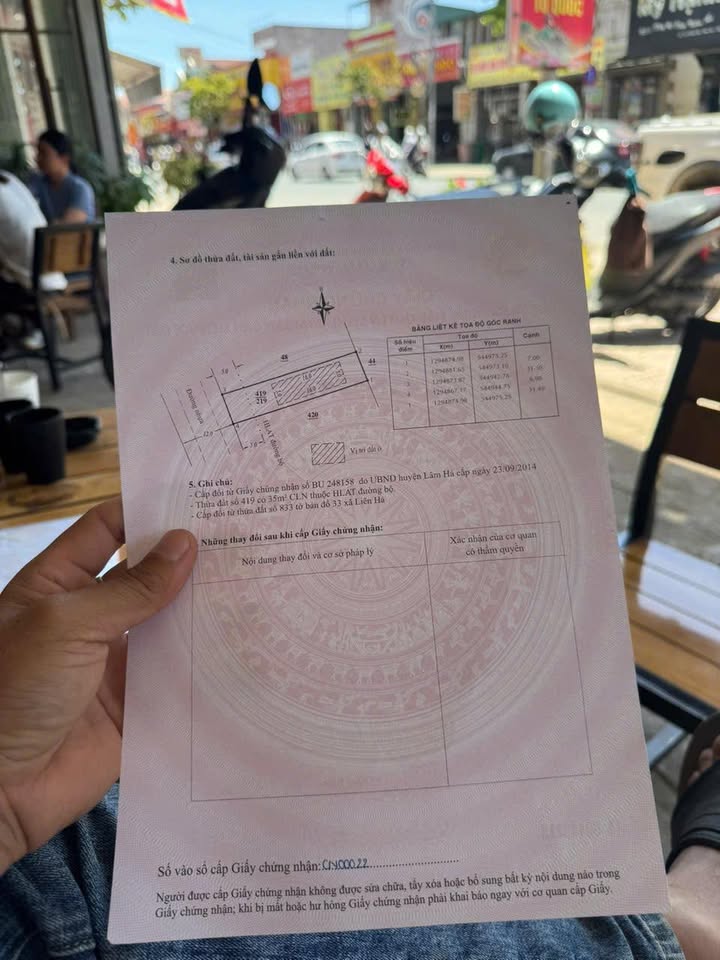 Đất thổ cư 280m² đường Liên Hà, Lâm Hà - Giá 830 triệu, thương lượng nhẹ!