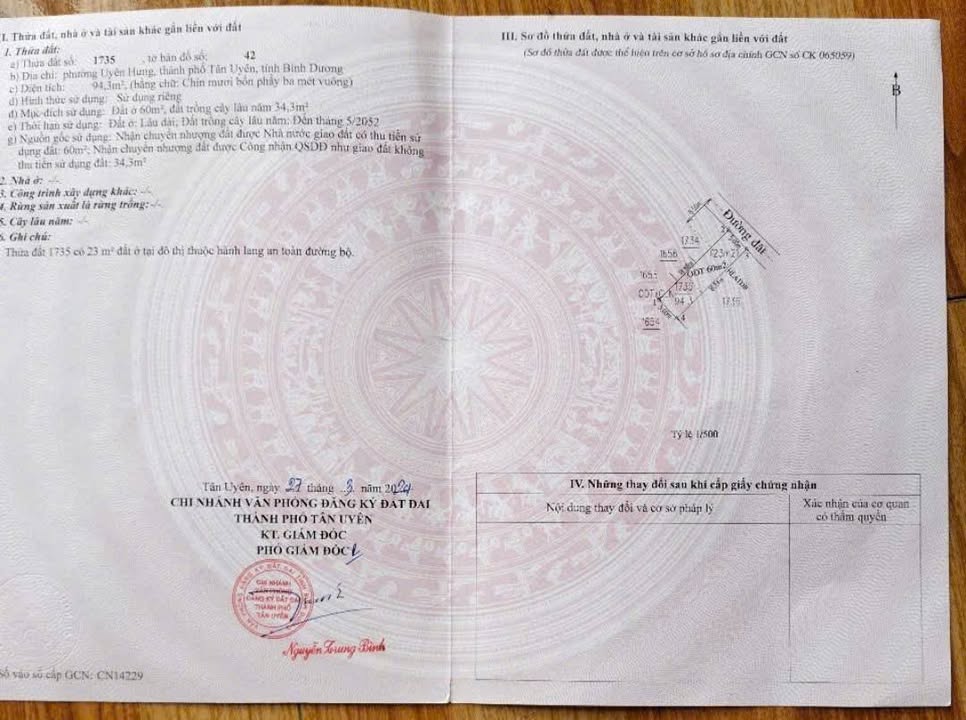 Đất nền Uyên Hưng Tân Uyên 90m² giá 1.4 tỷ - Cơ hội đầu tư tuyệt vời!