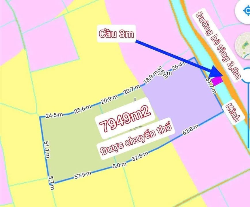 Đất nông nghiệp 8000m² tại An Lục Long, Châu Thành - Giá chỉ 5.5 tỷ