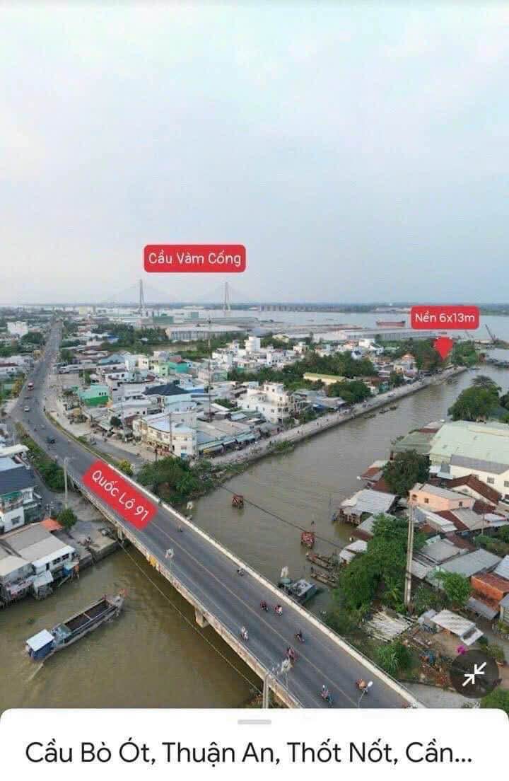 Đất nền Thới Thạnh 2, Thốt Nốt, 60m² giá 760 triệu - Cơ hội đầu tư sinh lời ngay!