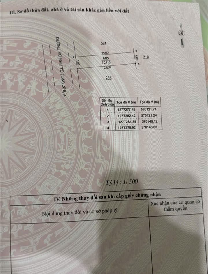 Đất nền Tân Phú, Đồng Xoài 125m² giá 1.7 tỷ - Sổ hồng chính chủ, thổ cư 100%!