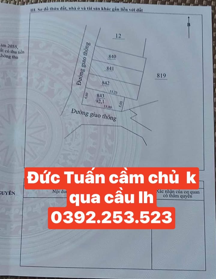 Đất nền Phường Tích Lương 92.1m² giá chỉ 900 triệu - Cơ hội vàng hôm nay!