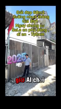 Lô đất An Phú Đông 68m² giá 3.1 tỷ - Đường nhựa 6m thông thoáng!