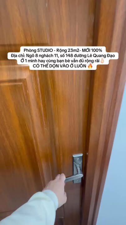 Cho thuê phòng studio 23m² tại Lê Quang Đạo - Dọn vào ở ngay!