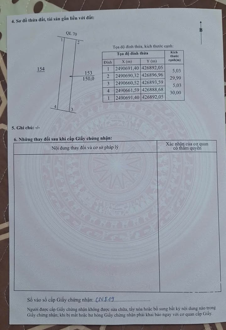 Đất thổ cư 150m² Thôn Nậm Chủ, Lào Cai giá 700 triệu - Tiềm năng đầu tư cao!