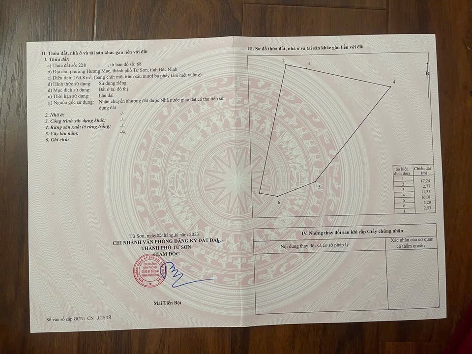 Đất nền lô góc Bảo Long, Phù Khê 164m² giá thỏa thuận - Cơ hội đầu tư hiếm có!