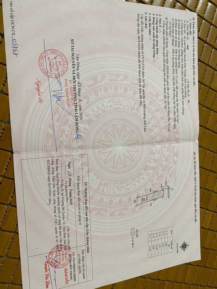 Đất nền xã Liên Hiệp, Đức Trọng 108.8m² giá 1.35 tỷ - Pháp lý rõ ràng, ô tô vào tận đất!